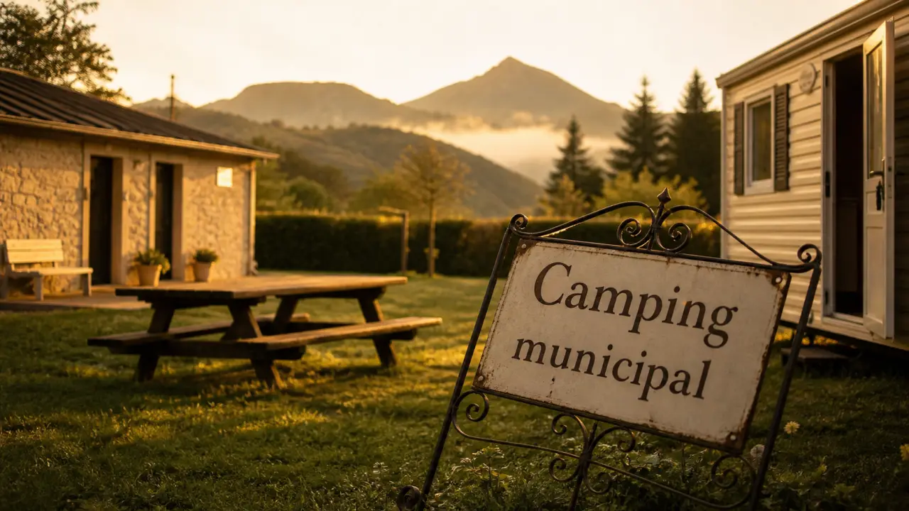 Camping municipal auvergne puy de dome : emplacement au Sancy