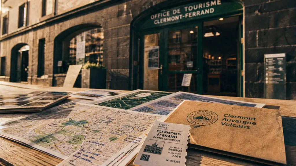 Clermont Auvergne Volcans bureau de clermont ferrand, office de tourisme, cartes et visites