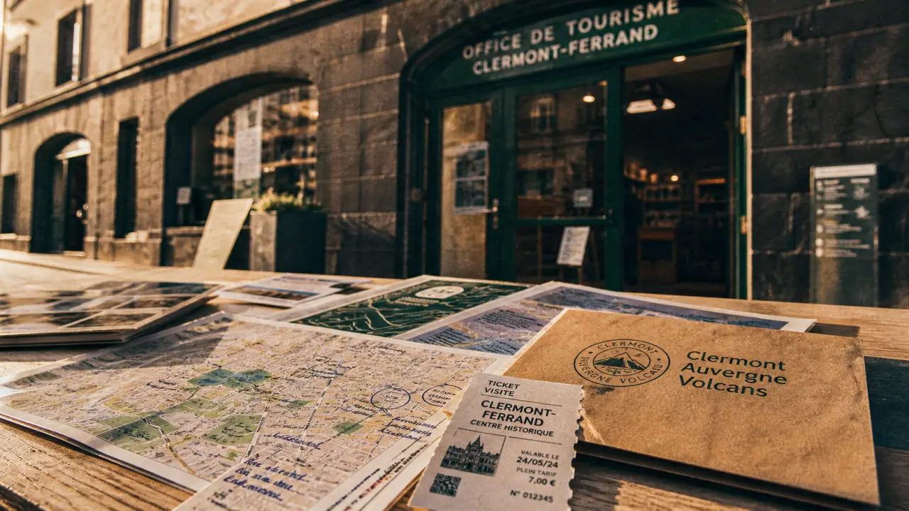 Clermont Auvergne Volcans bureau de clermont ferrand, office de tourisme, cartes et visites