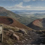 Clermont Ferrand randonnée : sentier entre cratères de la Chaîne des Puys, Puy de Dôme