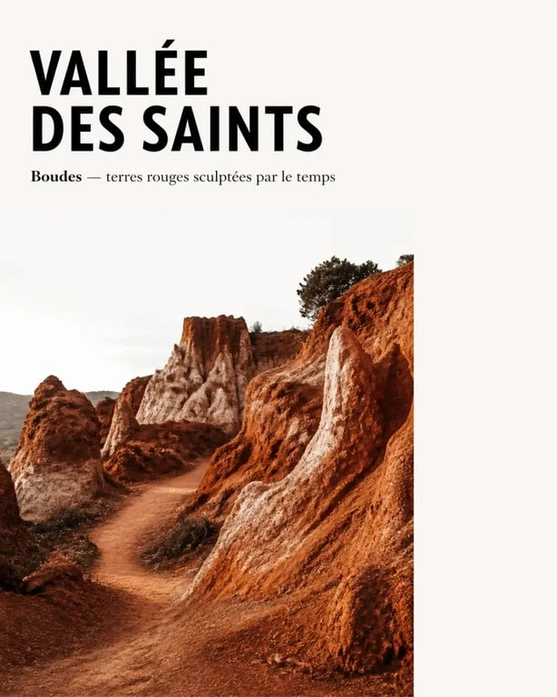 Que faire dans le puy de dome : la vallée des Saints à Boudes et ses reliefs de pierre