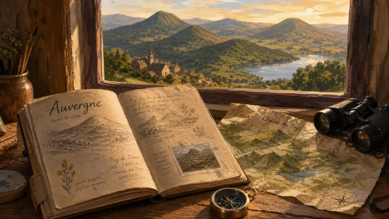 guide auvergne pour relier volcans et villages en Auvergne