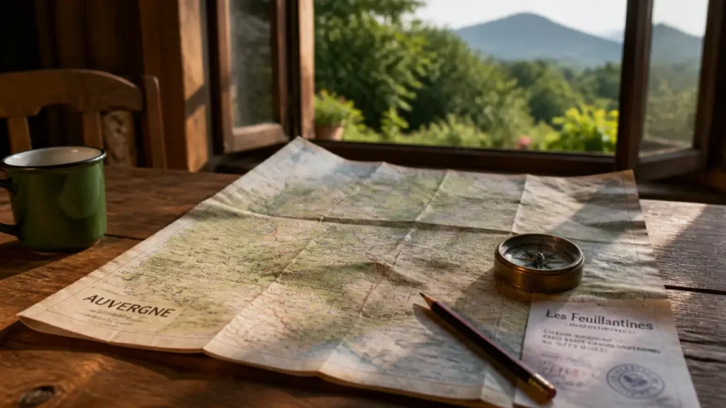 Les feuillantines vacances en auvergne : gîte en vallée