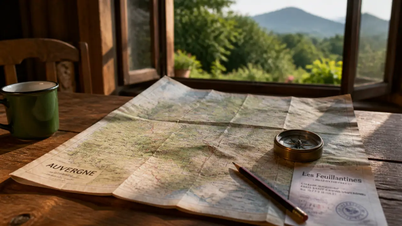 Les feuillantines vacances en auvergne : gîte en vallée