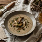 Crème de champignons aux cèpes pour restaurant étoilé haute loire