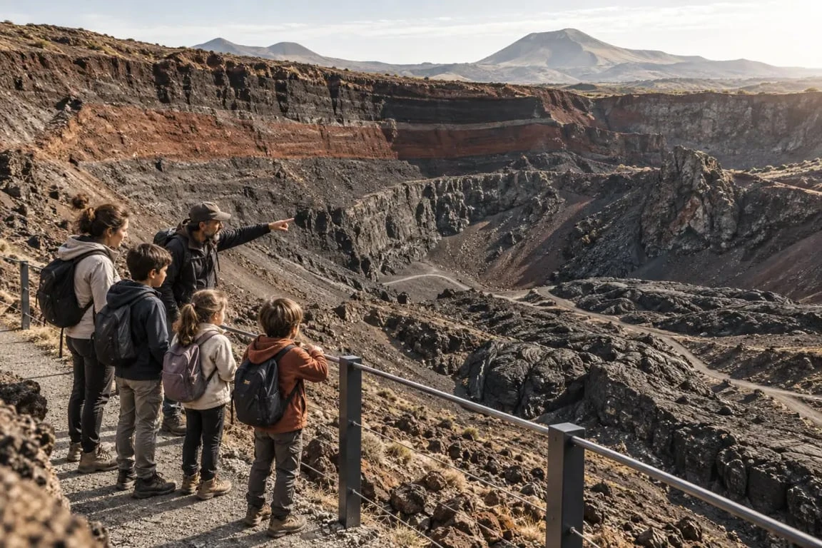 Activité volcans d Auvergne : découverte des structures volcaniques du Volcan de Lemptégy