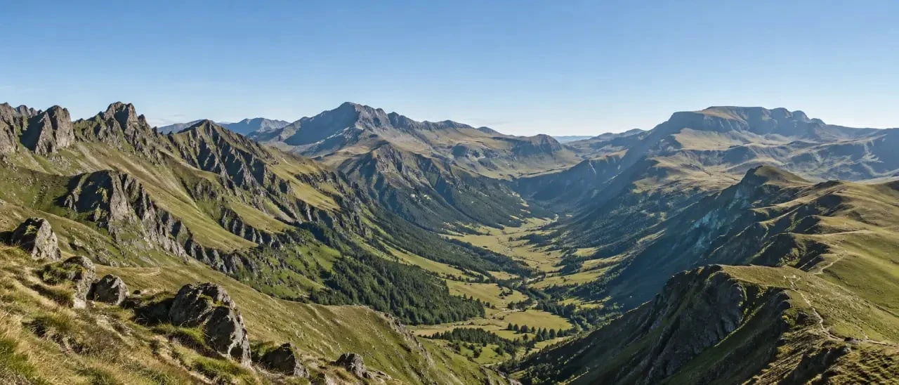 Les plus beaux volcans d’Auvergne entre le puy de Sancy et le puy Mary