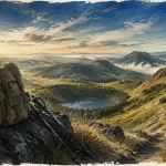La traversée des volcans d auvergne : sac, sentier et crêtes volcaniques
