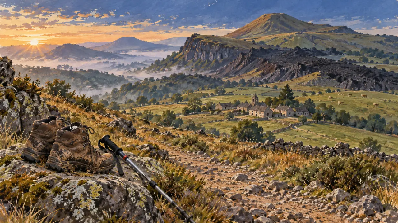 Randonnée accompagnée auvergne : sentier volcan, burons et paysages d’Auvergne