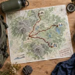 Randonnée en étoile auvergne : sac, carte et boucles depuis un camp de base