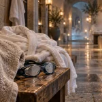 Thalasso auvergne Puy de dome : spa thermal, serviette et peignoir humide