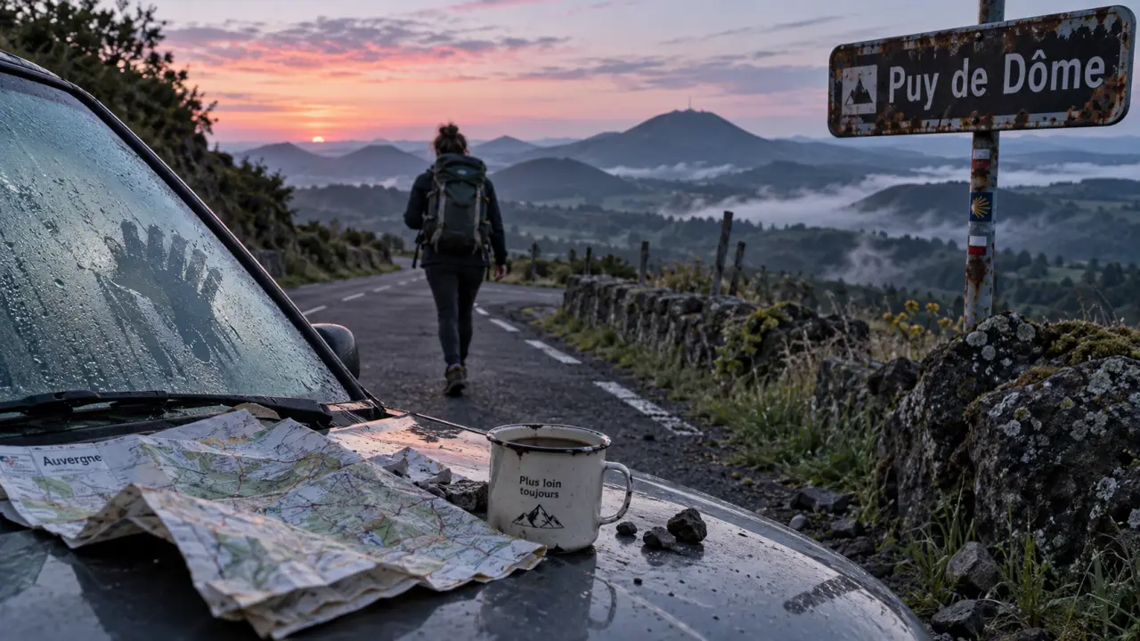 Visiter Auvergne 1 semaine : route vers le Puy de Dôme, Auvergne