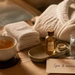 Week end massage spa auvergne : tisane, peignoir et bain à remous