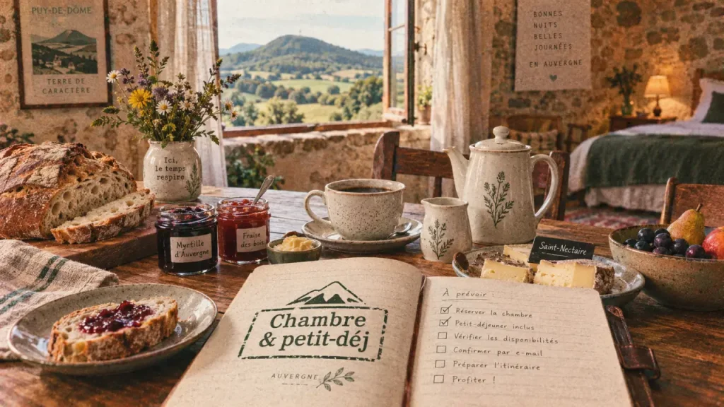 Chambre d’hôtes en Auvergne : les critères qui comptent dans le Puy-de-Dôme