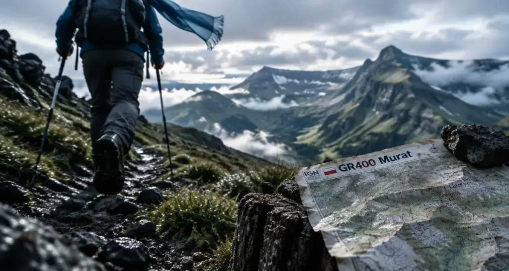 GR400 étapes : 140 km en 8 étapes, sentier du Cantal