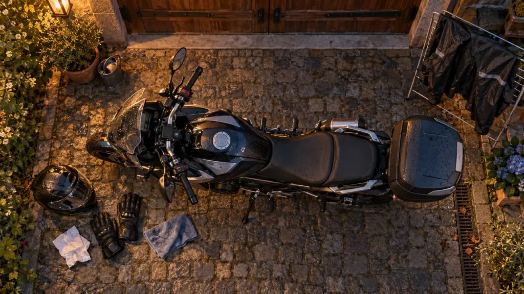 Hébergement motard en Auvergne : garage, séchage et itinéraires depuis le bon secteur