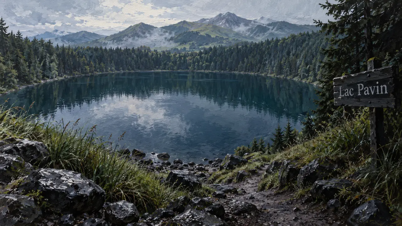 Lacs en Auvergne : Lac Pavin, baignade et randonnée