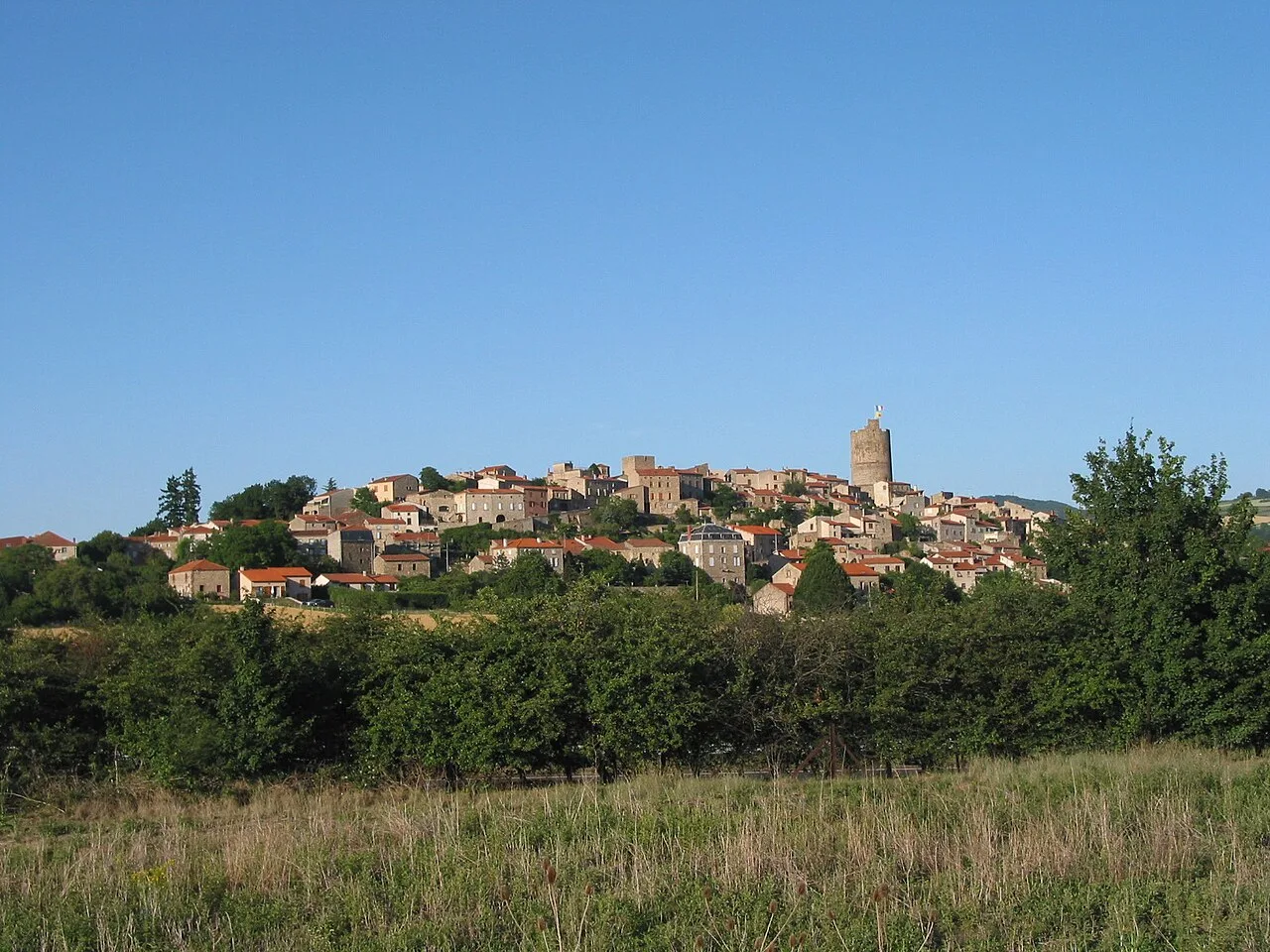 Les maisons du village de Montpeyroux