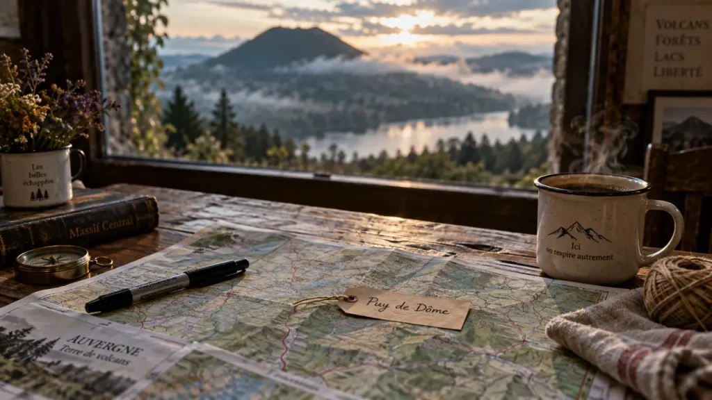Carte et café : où partir en week end en Auvergne Rhône Alpes, Puy de Dôme