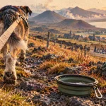 Que faire en Auvergne avec un chien : sentier volcanique et lac