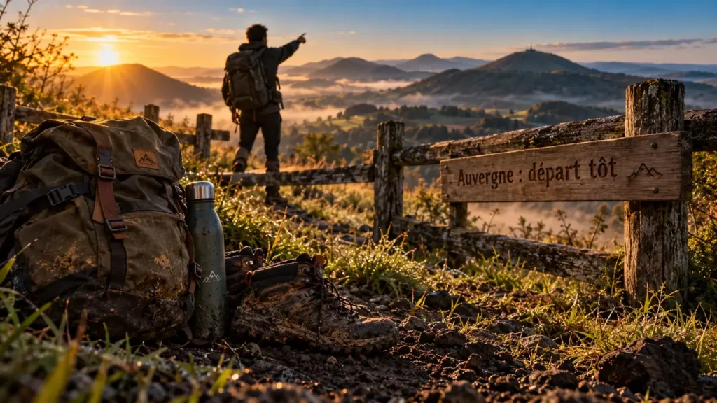 Que faire en Auvergne en août : départ tôt pour volcans et randonnée