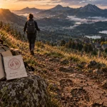 Randonnée plusieurs jours Auvergne : sentier de montagne vers volcans et crêtes