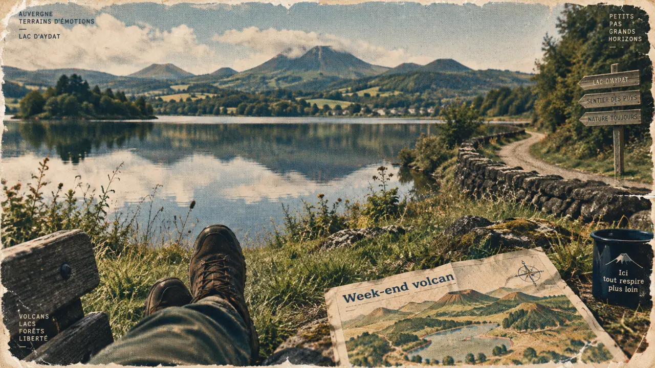 Sortir ce week end en auvergne : lac d’Aydat et Chaîne des Puys