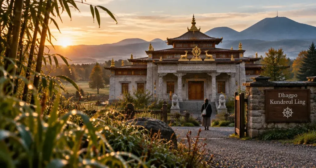 Temple de Biollet : le Grand Temple de Dhagpo Kundreul Ling se visite gratuitement