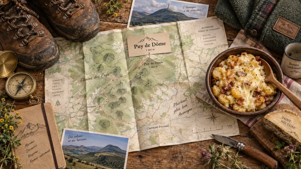 Tourisme en Auvergne : volcans, villages et visites sans courir partout
