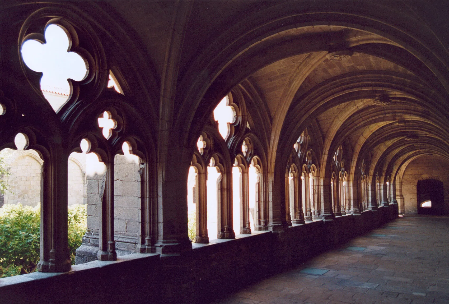 Le cloître de l’abbaye à La Chaise-Dieu
