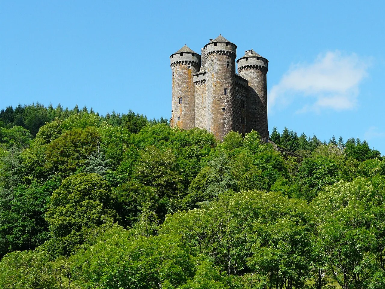 Vue de Tournemire et de son patrimoine