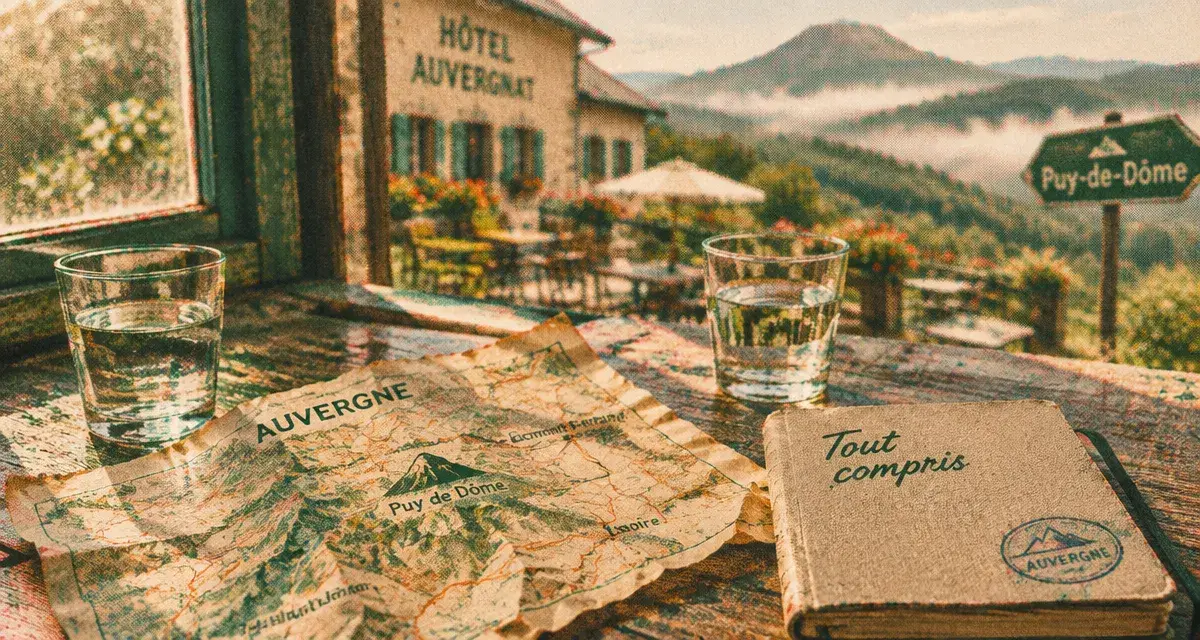 Week end en Auvergne tout compris : hôtel, table et carte pour dormir, manger, randonner