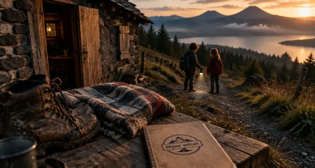 Week-end insolite en famille en Auvergne : dormir autrement sans courir partout