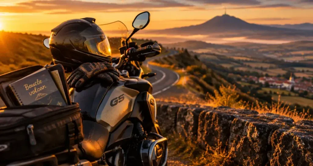 Week end moto auvergne : moto tourisme près du Puy de Dôme, route de crête