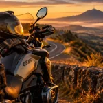 Week end moto auvergne : moto tourisme près du Puy de Dôme, route de crête